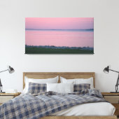 Sunset at Rend Lake Illinois Canvas Afdruk (Insitu (Slaapkamer))