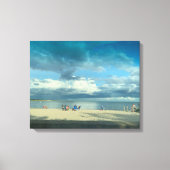Sunset at Ropes Beach, Cape Cod Canvas Afdruk (Voorkant)