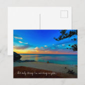 Sunset at Rottnest Island, Australië Briefkaart (Voorkant / Achterkant)