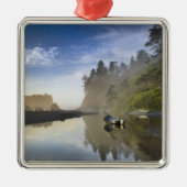 Sunset at Ruby Beach, Olympisch Nationaal Park Metalen Ornament (Voorkant)