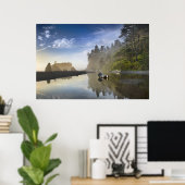 Sunset at Ruby Beach, Olympisch Nationaal Park Poster (Thuiskantoor)