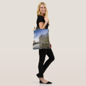 Sunset at Ruby Beach, Olympisch Nationaal Park Tote Bag (Op model)