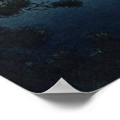 Sunset at Saiko Lake by Tsuchiya Koitsu Poster (Hoek)