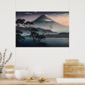 Sunset at Saiko Lake by Tsuchiya Koitsu Poster (Keuken)