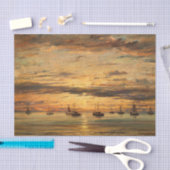 Sunset at Scheveningen by Hendrik Willem Mesdag Tissuepapier (Craft)