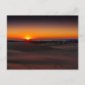 Sunset at Silver Lake State Park, Michigan Briefkaart (Voorkant)