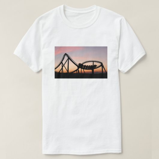 Sunset at Six Flags Magic Mountain T-shirt (Design voorkant)