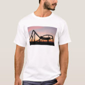Sunset at Six Flags Magic Mountain T-shirt (Voorkant)
