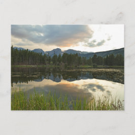 Sunset at Sprague Lake - Rocky Mountain Nat'l Park Briefkaart