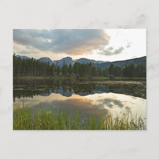 Sunset at Sprague Lake - Rocky Mountain Nat'l Park Briefkaart (Voorkant)