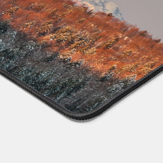 Sunset at spruce forest and mountains. bureaumat (Hoek)