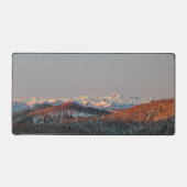 Sunset at spruce forest and mountains. bureaumat (Voorkant)