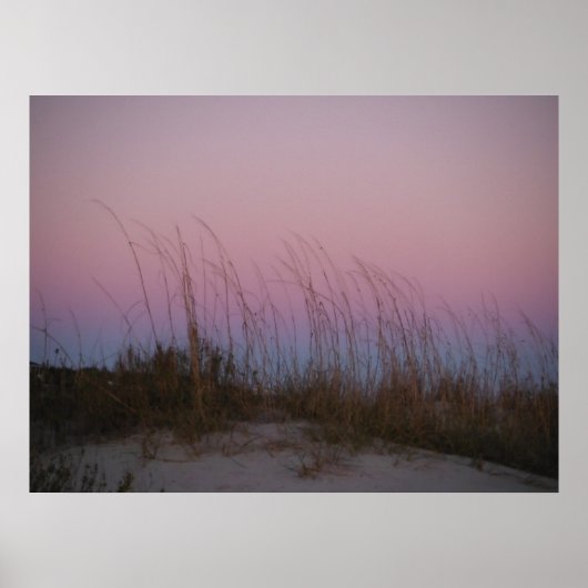 Sunset at Sullivan's Island, South Carolina Poster (Voorkant)