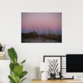 Sunset at Sullivan's Island, South Carolina Poster (Thuiskantoor)