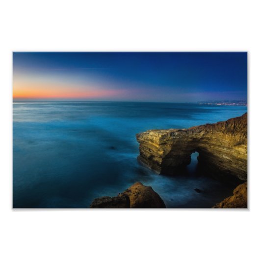 Sunset at the Arch Foto Afdruk (Voorkant)