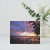Sunset at the Beach...Briefkaart Briefkaart (Staand voorkant)