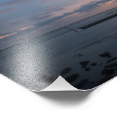 Sunset at the Beach Foto Afdruk (Hoek)