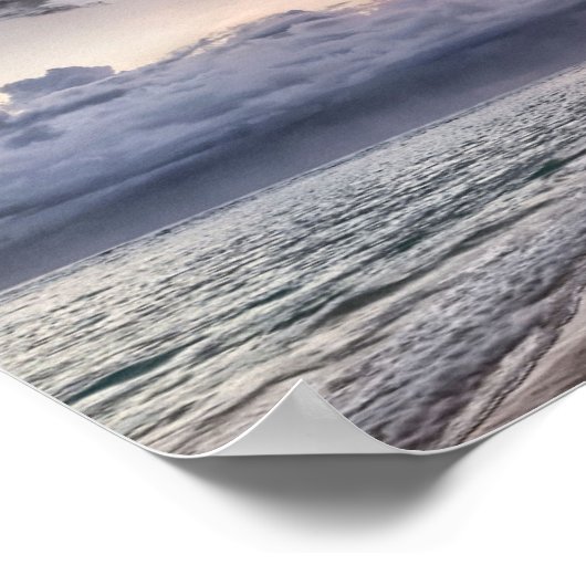 Sunset at the Beach Wall Poster (Hoek)