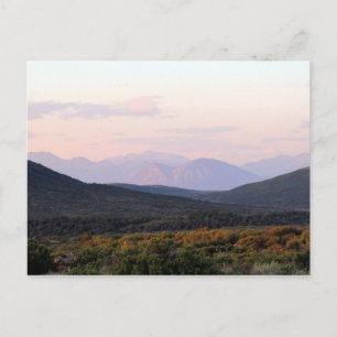 Sunset at The Black Canyon of The Gunnison, CO Briefkaart
