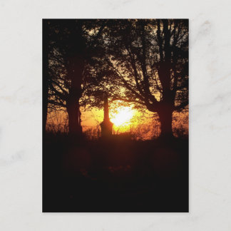Sunset at the Cemetery Briefkaart