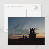 Sunset at the Clocktower Briefkaart (Voorkant / Achterkant)