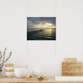 Sunset at the Dock in Southern Maryland poster (Keuken)