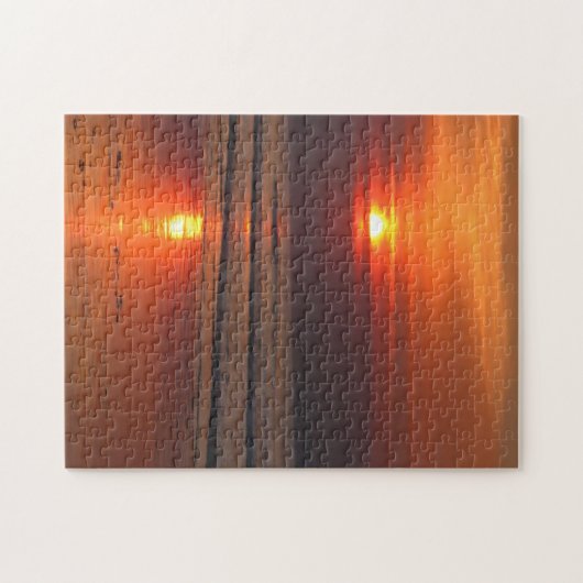 Sunset at the Irish Zee Puzzle Legpuzzel (Horizontaal)