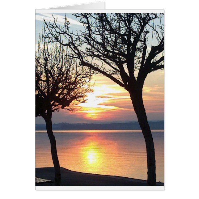 Sunset at the Lake (Voorkant)