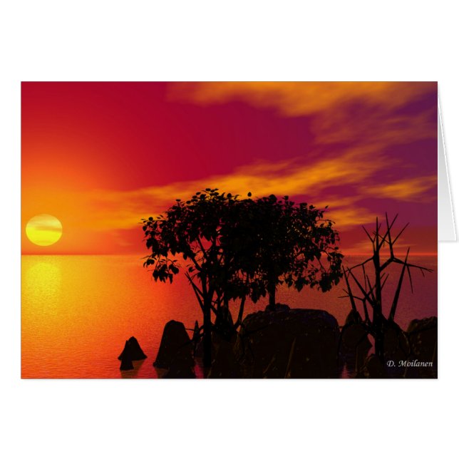 Sunset at the Lake (Voorkant Horizontaal)