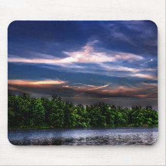 Sunset at the Lake Mousepad Muismat