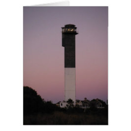Sunset at the Lighthouse at at Sullivan's Island, 