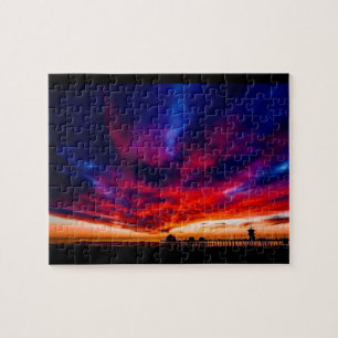 Sunset at the Pier, Huntington Beach, CA Legpuzzel