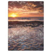 Sunset at the strand, Californië Klembord (Achterkant)