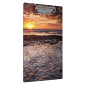 Sunset at the strand, Californië Klembord (Rechts)