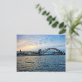 Sunset at the Sydney Harbor Bridge - Australië Briefkaart (Staand voorkant)