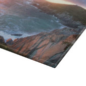 Sunset at Towan Head Newquay Cornwall England Snijplank (Hoek)