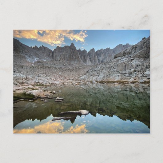 Sunset at Trail Camp, Mt Whitney Trail Briefkaart (Voorkant)