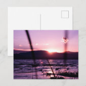 Sunset at Utah Lake Briefkaart (Voorkant / Achterkant)