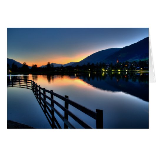 Sunset at Uttendorfer See (Voorkant Horizontaal)