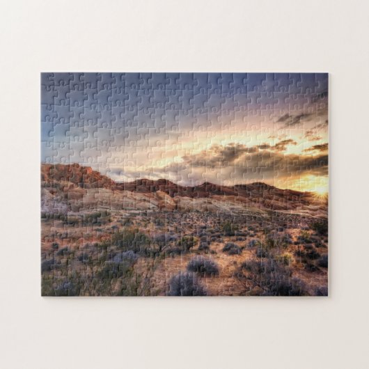 Sunset at Valley of Fire State Park | Nevada, Vere Legpuzzel (Horizontaal)