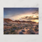 Sunset at Valley of Fire State Park | Nevada, VS Briefkaart (Voorkant)