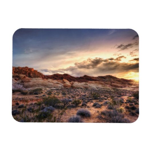 Sunset at Valley of Fire State Park | Nevada, VS Magneet (Horizontaal)