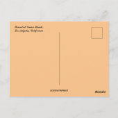 Sunset at Venice Beach Los Angeles California Briefkaart (Achterkant)