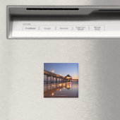 Sunset at Vissen Pier, Fort Myers Beach, Magneet (Insitu (Vaatwasser))