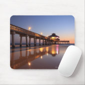 Sunset at Vissen Pier, Fort Myers Beach, Muismat (Met muis)