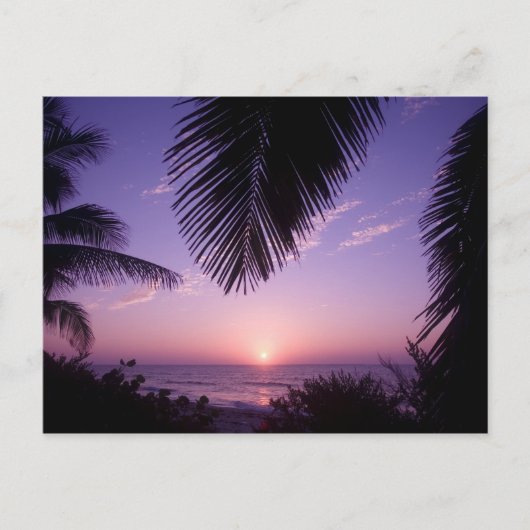 Sunset at West End, Cayman Brac, Cayman Islands, Briefkaart (Voorkant)