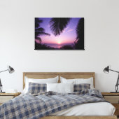Sunset at West End, Cayman Brac, Cayman Islands, Canvas Afdruk (Insitu (Slaapkamer))