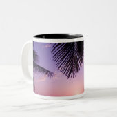 Sunset at West End, Cayman Brac, Cayman Islands, Tweekleurige Koffiemok (Voorkant links)