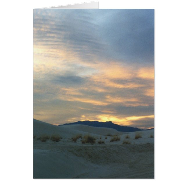Sunset at White Sands (Voorkant)