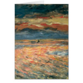 Sunset at Zee by Pierre Renoir,  Kunst (Voorkant)